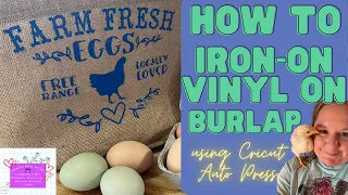 Look What You Can Create with THIS Burlap + Iron-On Vinyl Combo!