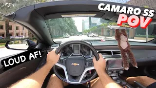 CAMMED CAMARO SS POV TEST DRIVE!! | Cruising in an INSANELY LOUD Convertible Camaro SS!!