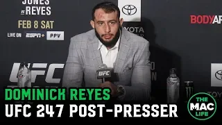 Dominick Reyes reacts to Jon Jones defeat | UFC 247 Post Fight Press Conference