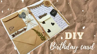 DIY Birthday card | Vintage style | DIY Birthday gift | DO WITH ME DIY