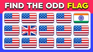 Find the ODD One Out - Country Edition 🇮🇳🇺🇸🌍 | Ultimate Flag Quiz