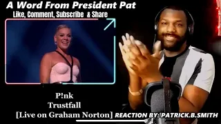 P!nk - Trustfall - [Live on Graham Norton] 2023-REACTION VIDEO