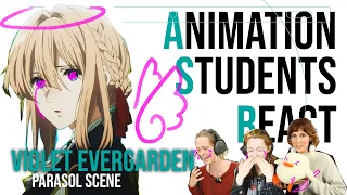 Animation Students React to: Violet Evergarden | Parasol Scene