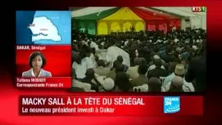 Macky Sall officiellement investi président du Sénégal