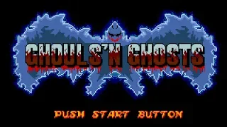 Ghouls 'N Ghosts - Sega Genesis - Full Playthrough No Commentary