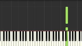 Ebony And Ivory Paul McCartney [Easy Piano Tutorial] (Synthesia) Right Hand Only