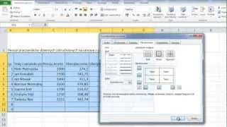 Kurs Microsoft Excel 2010 odcinek 26 - Obramowanie tabel