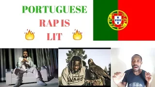 FIRST REACTION TO PORTUGUESE RAP  😂😂