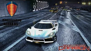 Koenigsegg Agera RS | NFS Carbon Battle Royal Mod | Ultimate Difficulty Level Mod | 4K Race |