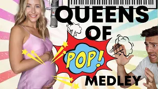 QUEENS OF POP MEDLEY // Pink! Lady Gaga, Whitney, Katy Perry, Adele, Britney...