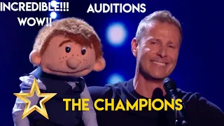 Paul Zerdin: Incredible Ventriloquist Leaves Judges Open Mouthed!| Britain's Got Talent: Champions