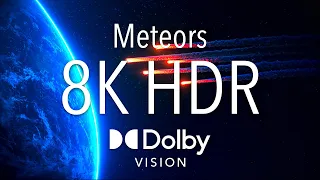 8K HDR Digital Art ｜ Meteors ｜ 4K Dolby Vision