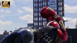 Iron Spider & Black Panther Vs Sandman (NG+) - Marvel’s Spider-Man 2 PS5 Gameplay (4K60FPS)