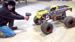 HOW FAST IS my TMR 49cc GAS POWERED PRIMAL RC "TOY" RAMINATOR  MONSTER TRUCK? | RC ADVENTURES