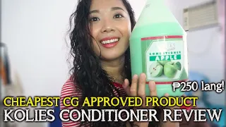 KOLIES CONDITIONER FOR A WEEK: CHEAPEST CG-APPROVED PRODUCT #SHOPEE | Kitin KM | Philippines