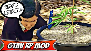 UN GAMIN DE 8 ANS DONNE DE LA WEED A SON PAPA POUR SE FAIRE PARDONNER MS... ! GTAV RP MOD #6