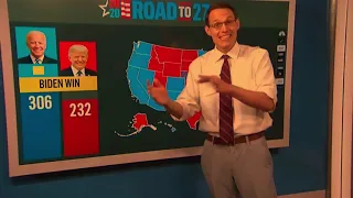 Kornacki breaks it down,Trump overtakes Biden in polling of key swing states