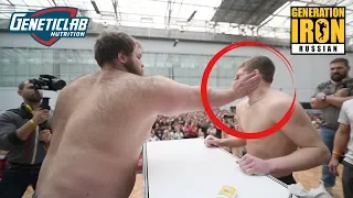 🔥 ВСЕ НОКАУТЫ чемпионата по ПОЩЕЧИНАМ Russian Slap Championship на Siberian Power Show 2019