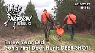 3 Year Old Son's First Deer Hunt | DEER SHOT!! | 2018/2019 GA Season