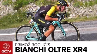 Primož Roglič's Bianchi Oltre XR4