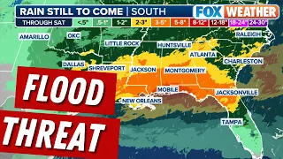 South Bracing For Significant Multiday Flash Flood Threat