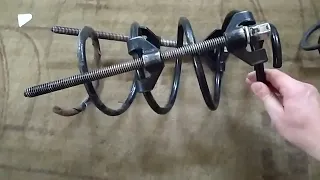 Стяжка пружин,съёмник пружин своими руками, стяжки пружин ручные для передней подвески длиной 370 мм