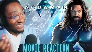 First Time Watching AQUAMAN & THE LOST KINGDOM!! (2023)🔱🌊| MOVIE REACTION