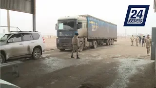 Контроль за транзитным грузовым транспортом усилен в Атырау