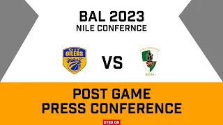 Post press Conference Game City Oilers v Ferroviario Beira - BAL 2023