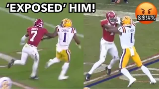 Ja’Marr Chase vs Trevon Diggs (WR Vs CB Matchup) Alabama vs LSU 2019 highlights