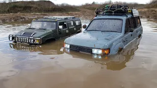 The legend of KRUZAK is invincible! Hummer tried as best he could! LC80 OFFroad 4x4