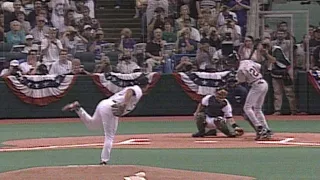 First pitch in Rays' history at Tropicana Field in 1998