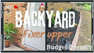 BUDGET FRIENDLY BACKYARD FIXER UPPER || NICE &COZY BACKYARD