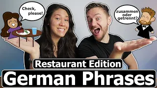 5 German Phrases to Use in a Restaurant! (Ordering Food, Paying the Bill)