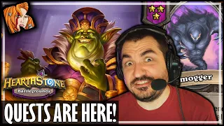 QUESTS HAVE ARRIVED! - Hearthstone Battlegrounds