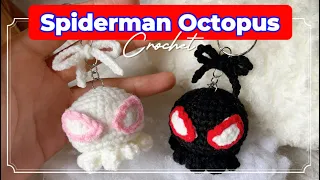 Crochet a Spiderman Octopus Tutorial 🐙 Móc Bạch Tuộc Spiderman | Easy Amigurumi ♡