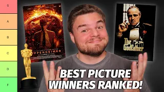 Best Picture Winners Ranked! (TIER LIST)