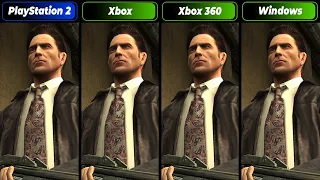Max Payne 2 | PS2 - Xbox - Xbox 360 - PC | Graphics Comparison