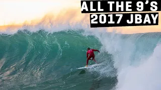 ALL THE 9's AND UP 2017 JBAY w/ Filipe Toledo, Frederico Morais, John John Florence | WSL REWIND