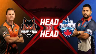 Toronto Nationals vs Brampton Wolves | Head-to-head | GT20 Canada