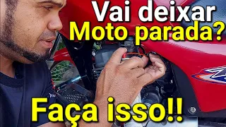 Como não tomar prejuízo quando deixar sua moto parada muito tempo