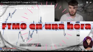 Trader pasa el Challenge de FTMO (100.000$) en una HORA | Paso a Paso |  Cuenta de FONDEO