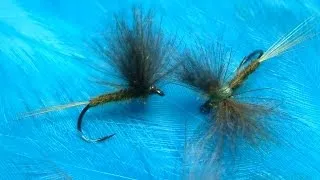 Tying an Olive CDC Dun (DryFly) with Davie McPhail.