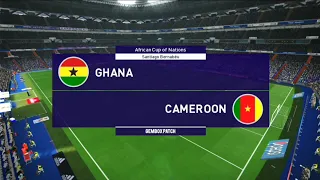 PES 2018 | Ghana vs Cameroon | African Cup of Nations - Quarter-finals | Gembox Patch 2021 | PS3