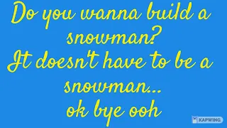 Disney's Circle of Stars - Do You Want To Build A Snowman ( From Frozen) ( Lyrics )