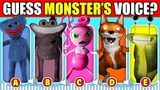 IMPOSSIBLE GUESS THE VOICE THE MONSTER | GARTEN OF BANBAN Chapter 4 & POPPY PLAYTIME CHAPTER 3 EARLY