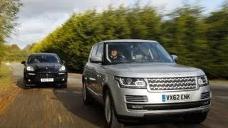 Range Rover v Porsche Cayenne tested on-road - autocar.co.uk