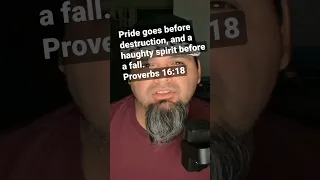 What Does the Bible Say About Pride? Proverbs 16:18 - Random Bible Proverb