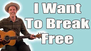 I Want To Break Free Guitar Lesson (Queen)