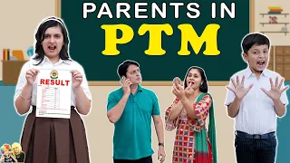 PARENTS IN PTM | Types of Parents during parent teacher meeting | Aayu and Pihu Show